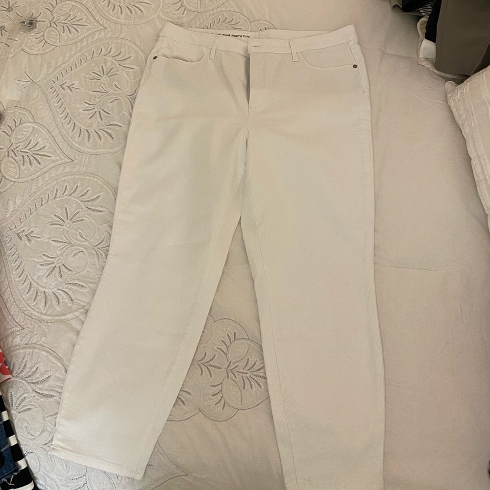 Flawless white jeans from Talbots